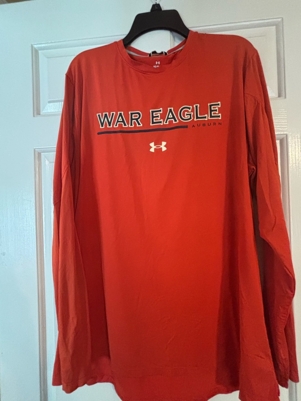 LG Men’s Auburn War Eagle Long Sleeve Shirt - Orange